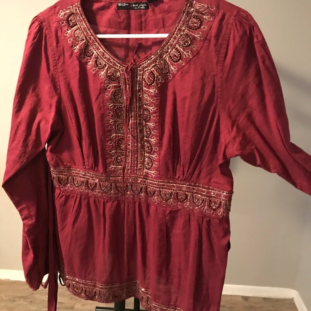 Sequined shirt